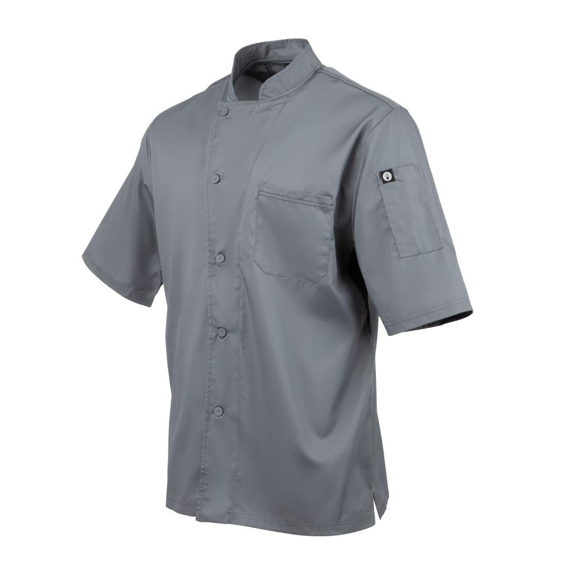Chef Works Valais Signature Series Unisex Chef Jacket Grey L