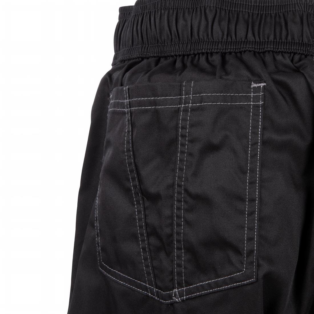 Chef Works Unisex Cool Vent Baggy Chefs Trousers Black M