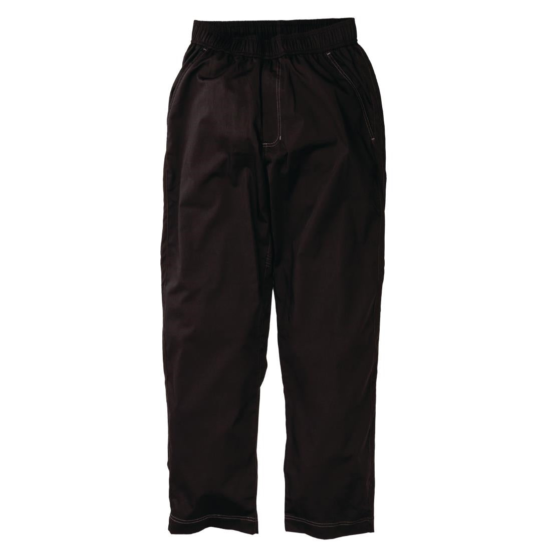 Chef Works Unisex Cool Vent Baggy Chefs Trousers Black S