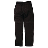 Chef Works Unisex Cool Vent Baggy Chefs Trousers Black XS