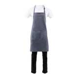 Chef Works Bib Apron Grey