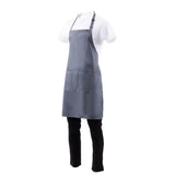 Chef Works Bib Apron Grey