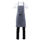 Chef Works Bib Apron Grey