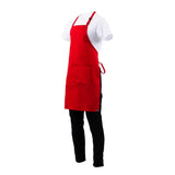Chef Works Bib Apron Red