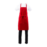 Chef Works Bib Apron Red