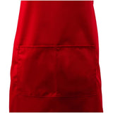 Chef Works Bib Apron Red