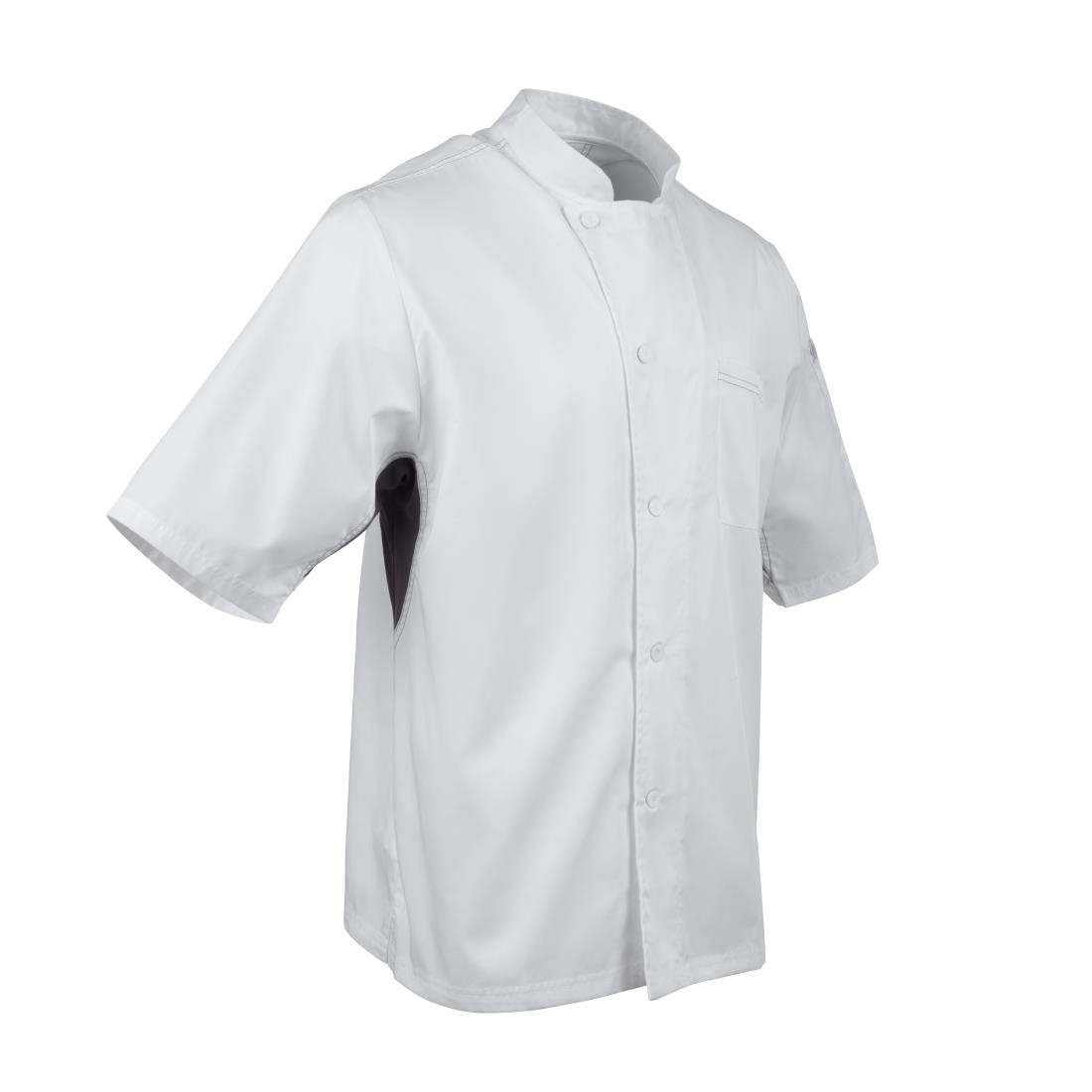 Chef Works Valais Signature Series Unisex Chef Jacket White S
