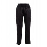 Chef Works Unisex Classic Fit Cargo Chefs Trousers Black S