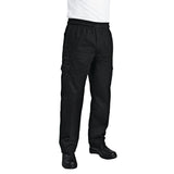 Chef Works Unisex Classic Fit Cargo Chefs Trousers Black S