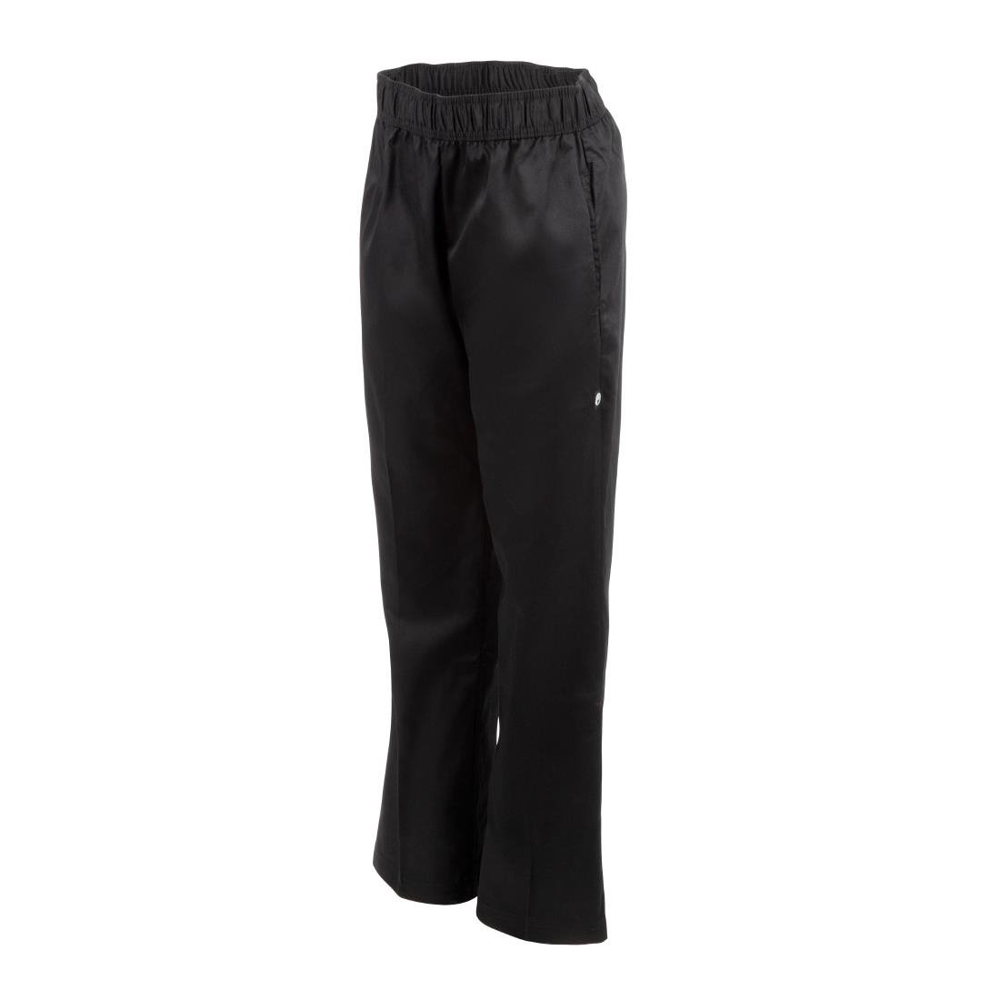 Chef Works Womens Basic Baggy Chefs Trousers Black S