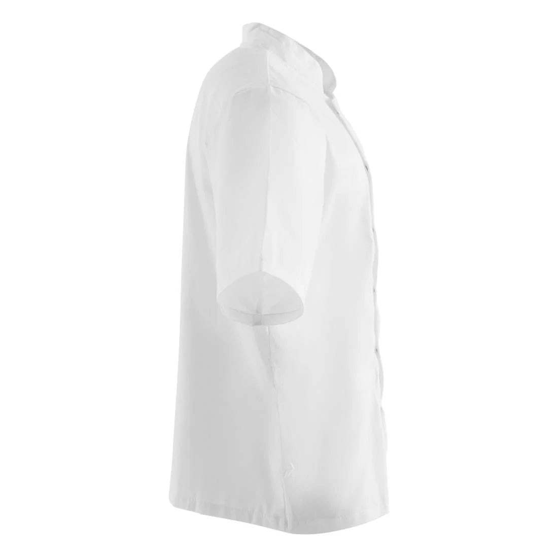 Whites Boston Unisex Chef Jacket Short Sleeve White L