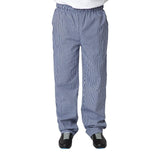 Whites Unisex Vegas Chefs Trousers Blue & White Check S