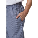 Whites Unisex Vegas Chefs Trousers Small Blue & White Check 2XL