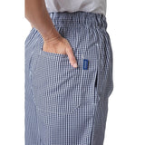 Whites Unisex Vegas Chefs Trousers Small Blue & White Check XL