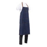 Chef Works Urban Memphis Wide Bib Apron Indigo