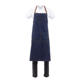 Chef Works Urban Memphis Wide Bib Apron Indigo