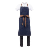 Chef Works Urban Memphis Wide Bib Apron Indigo