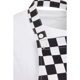 Whites Childrens Bib Apron Black/White Check