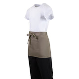 Whites Short Bistro Apron Tan
