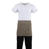 Whites Short Bistro Apron Tan