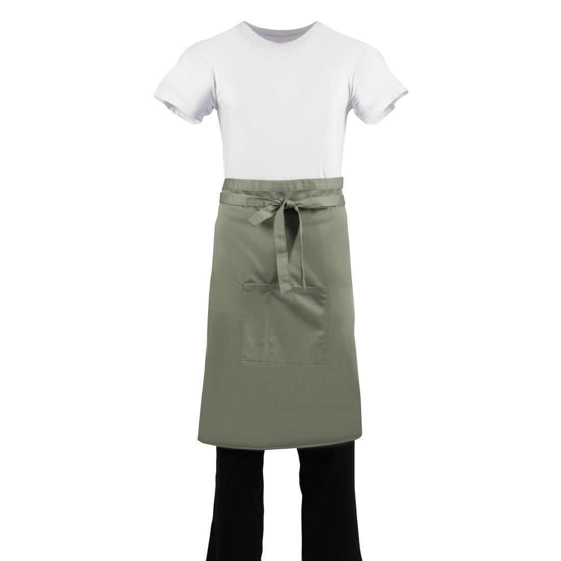 Whites Regular Bistro Apron Olive