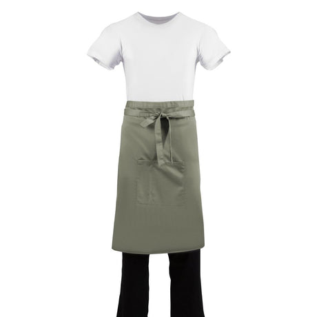 Whites Regular Bistro Apron Olive