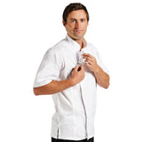 Chef Works Springfield Zipper Mens Chef Jacket White S