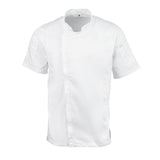 Chef Works Springfield Zipper Mens Chef Jacket White L
