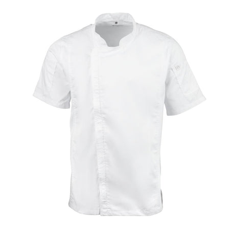 Chef Works Springfield Zipper Mens Chef Jacket White L