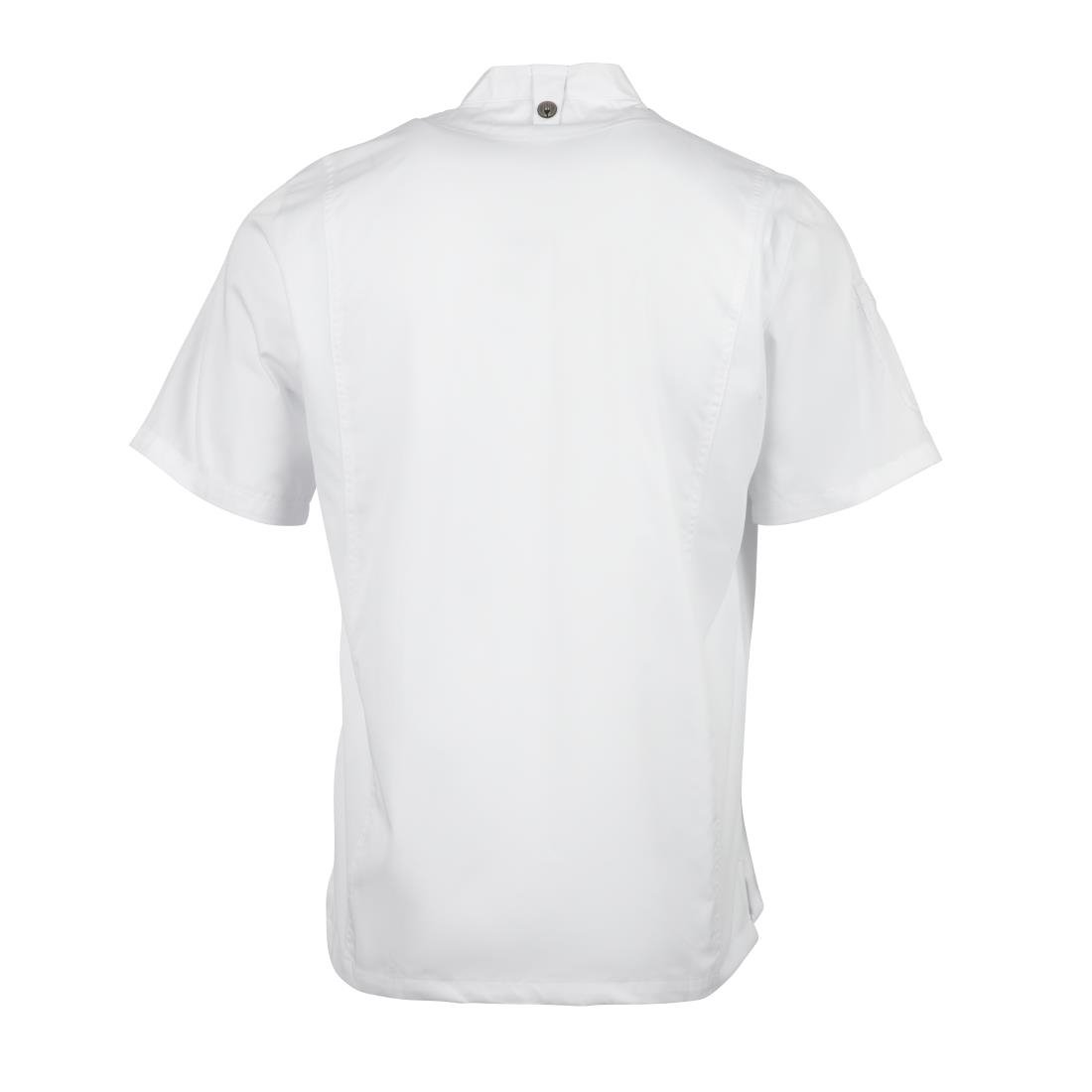 Chef Works Springfield Zipper Mens Chef Jacket White XL