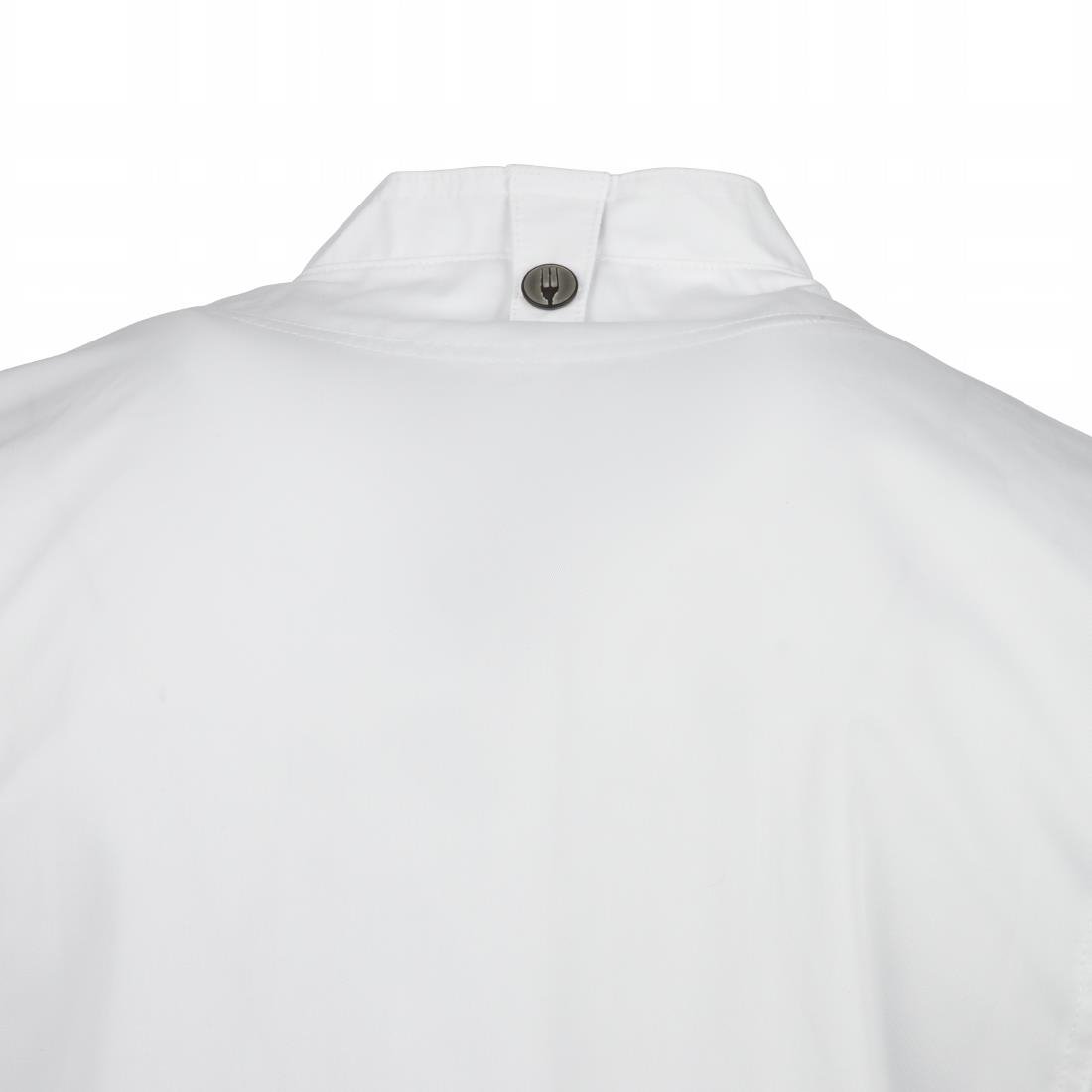 Chef Works Springfield Zipper Mens Chef Jacket White L