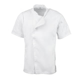 Chef Works Springfield Zipper Mens Chefs Jacket White 2XL