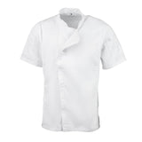Chef Works Springfield Zipper Mens Chef Jacket White L