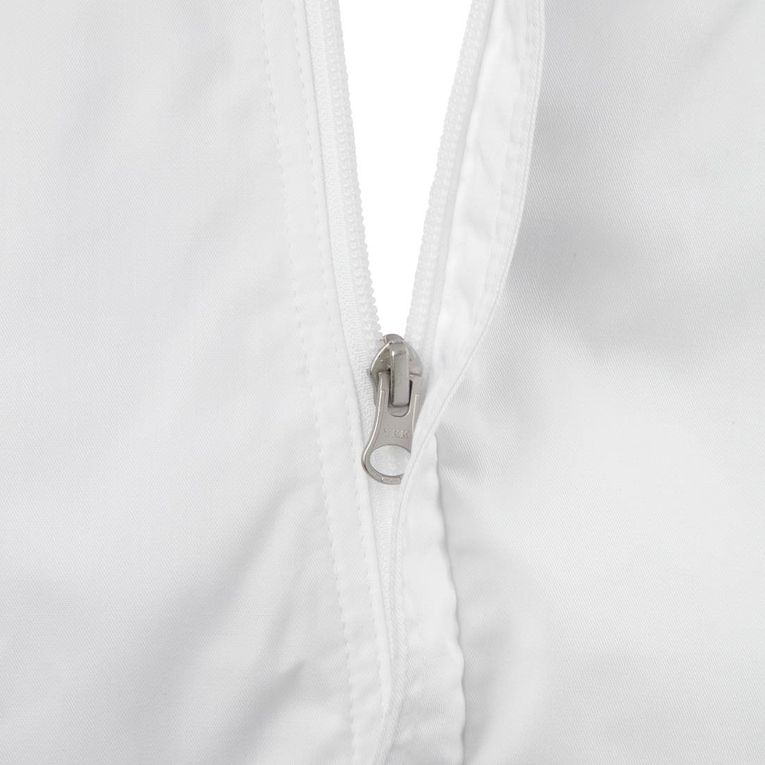 Chef Works Springfield Zipper Mens Chef Jacket White XL