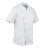 Chef Works Springfield Zipper Mens Chef Jacket White XS