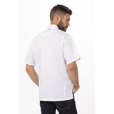 Chef Works Springfield Zipper Mens Chef Jacket White XL