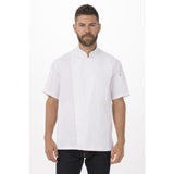 Chef Works Springfield Zipper Mens Chef Jacket White XL