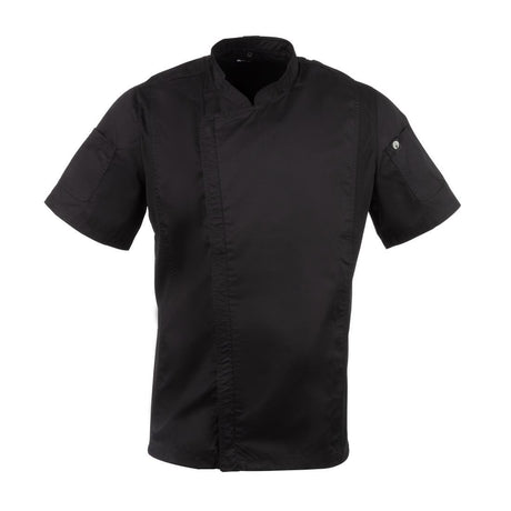 Chef Works Springfield Zipper Mens Chef Jacket Black XS