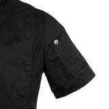 Chef Works Springfield Zipper Mens Chefs Jacket Black M