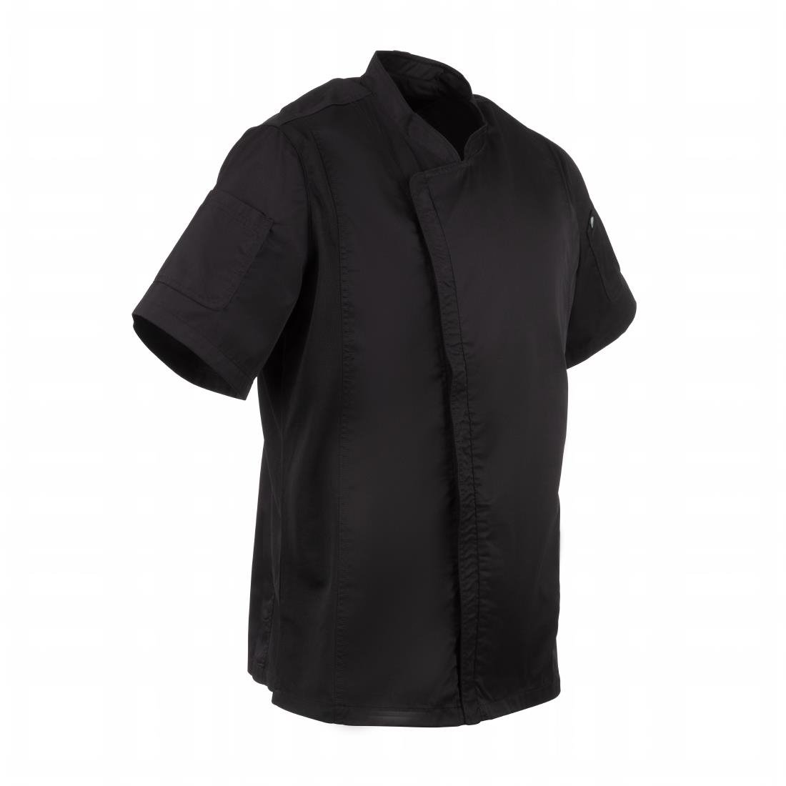 Chef Works Springfield Zipper Mens Chefs Jacket Black XL