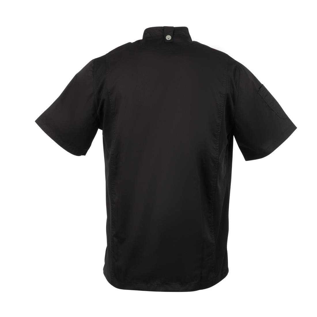 Chef Works Springfield Zipper Mens Chef Jacket Black XS