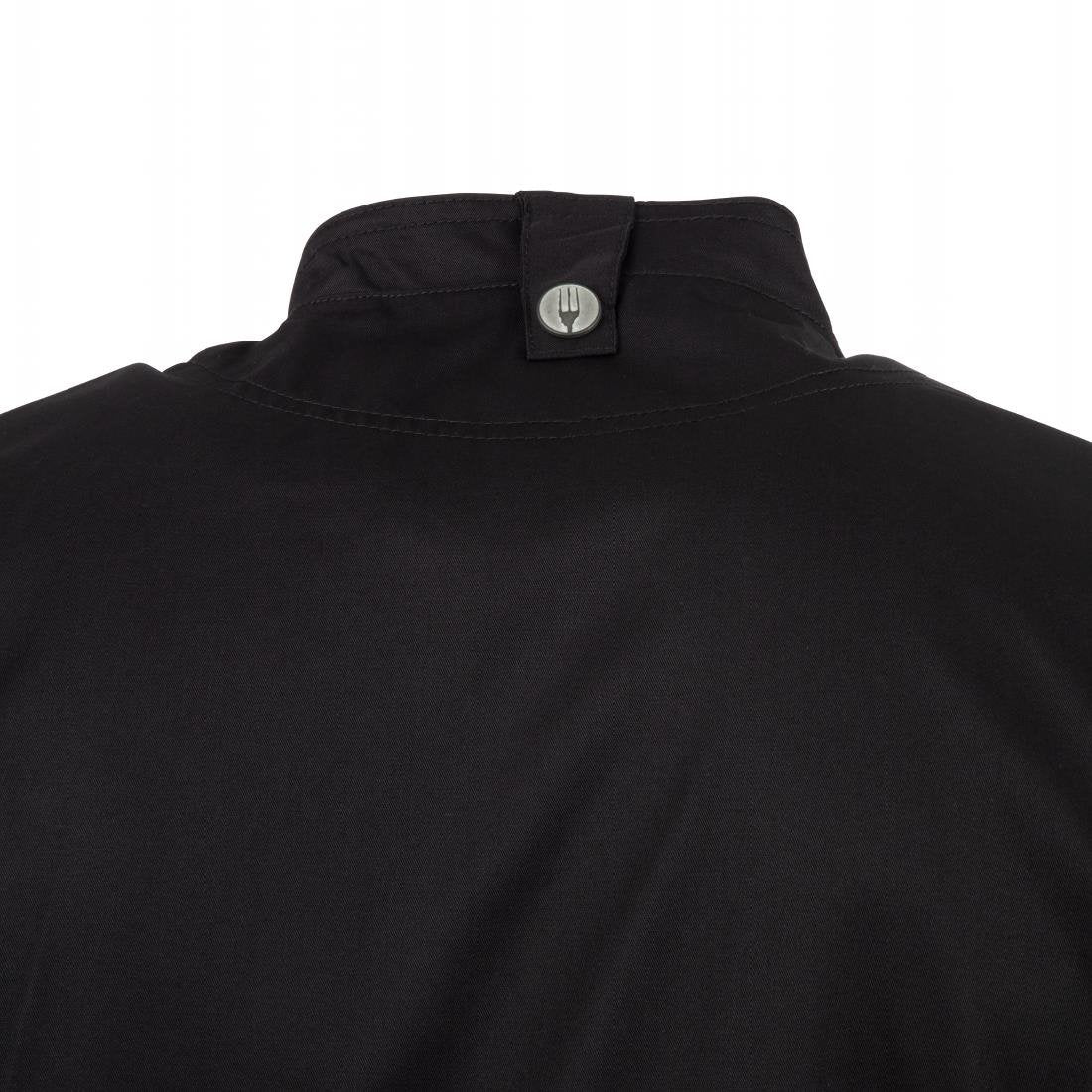 Chef Works Springfield Zipper Mens Chefs Jacket Black XL