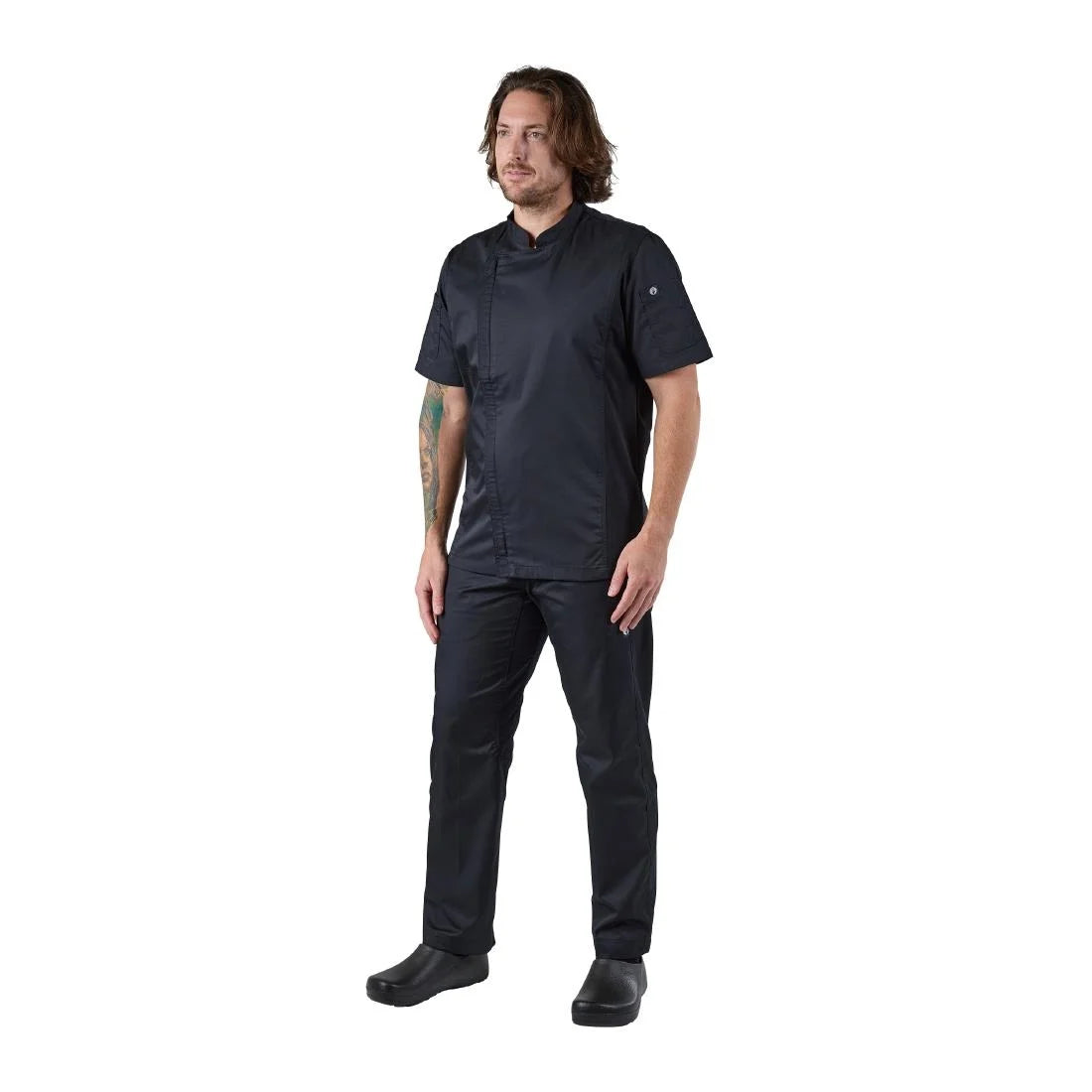 Chef Works Springfield Mens Chef Jacket Black L