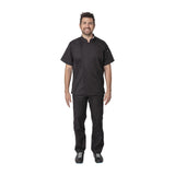 Chef Works Springfield Zipper Mens Chefs Jacket Black XL