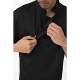 Chef Works Springfield Zipper Mens Chef Jacket Black XS