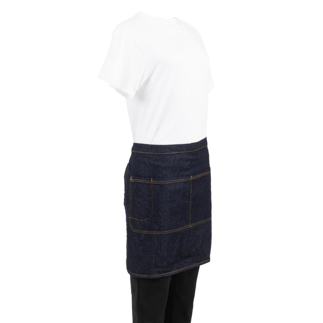 Chef Works Urban Memphis Half Bistro Apron Indigo