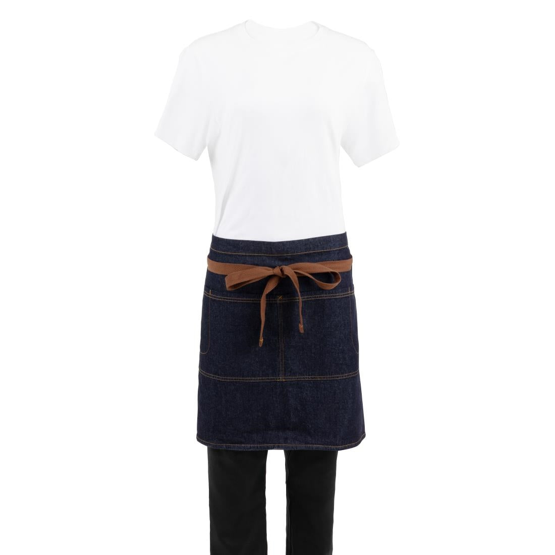 Chef Works Urban Memphis Half Bistro Apron Indigo