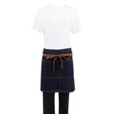 Chef Works Urban Memphis Half Bistro Apron Indigo