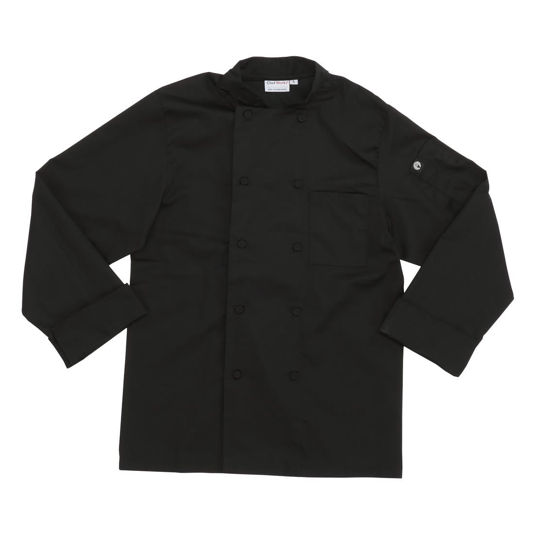 Chef Works Calgary Unisex Chef Jacket Black 2XL