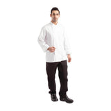 Chef Works Calgary Long Sleeve Cool Vent Unisex Chefs Jacket White M